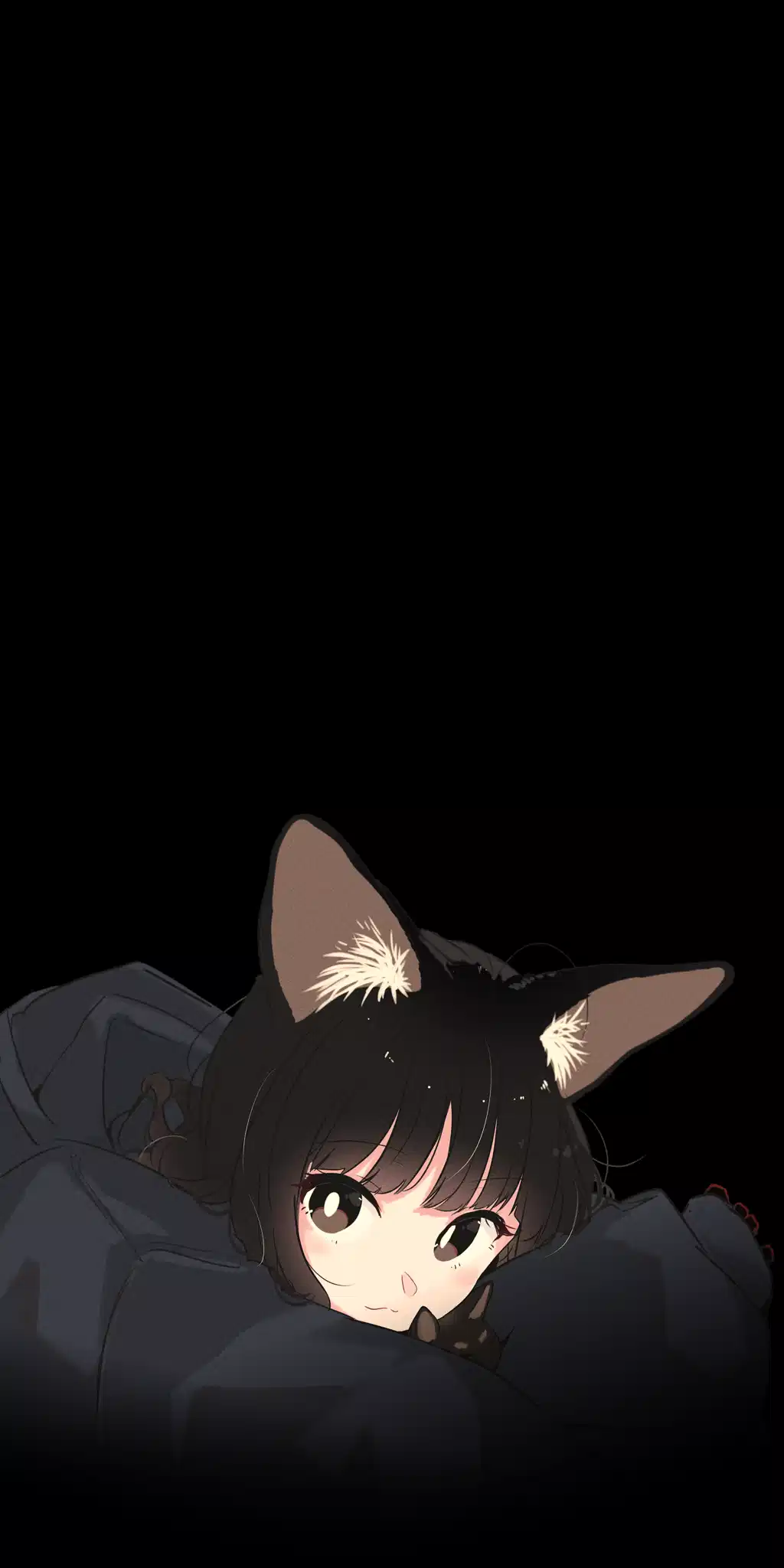 Anime Cat Girl Dark Profile Aesthetic