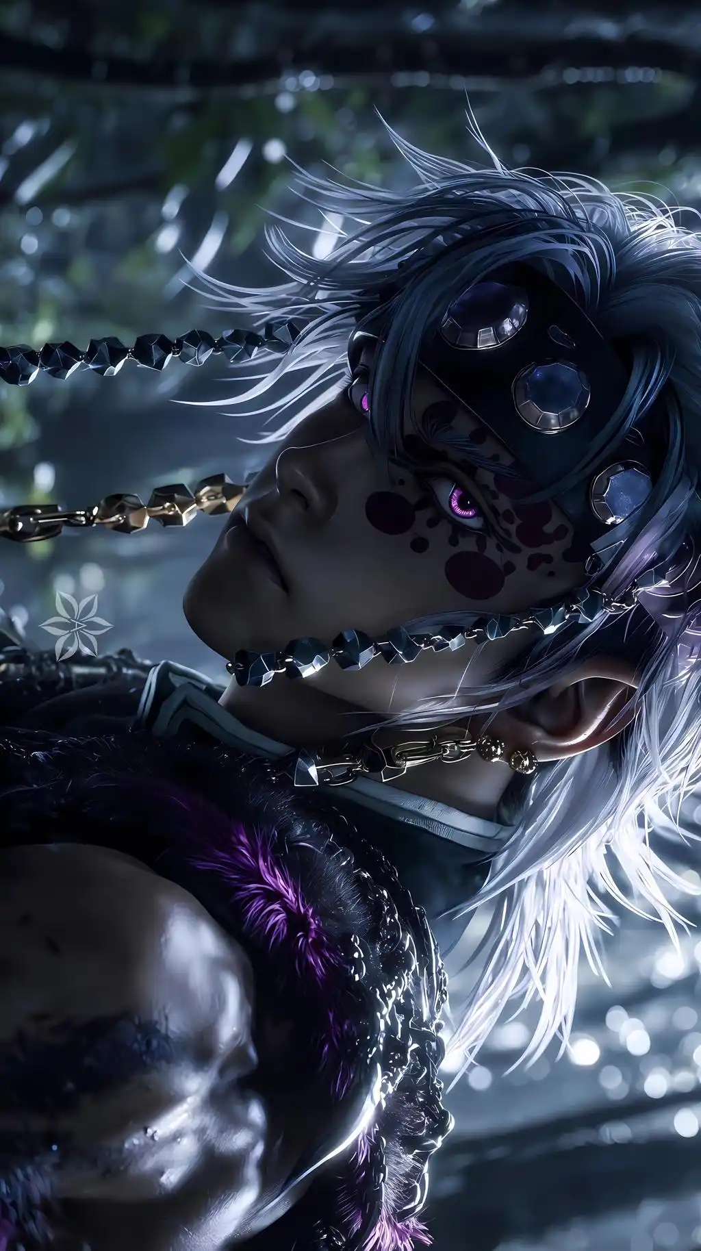 Tangen Uzui Action Scene Wallpaper