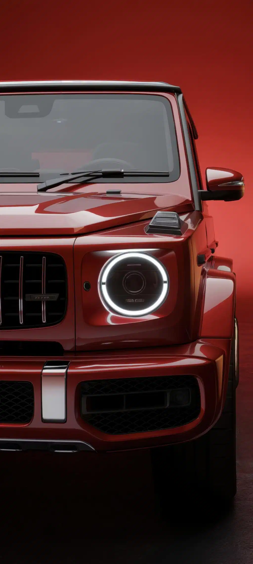 Red Mercedes G Wagon Luxury SUV