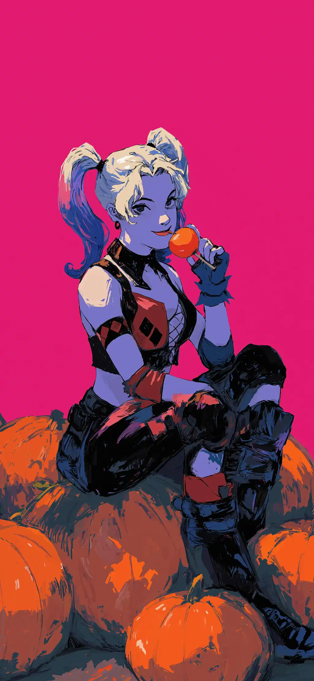 Harley Quinn Halloween Pumpkins