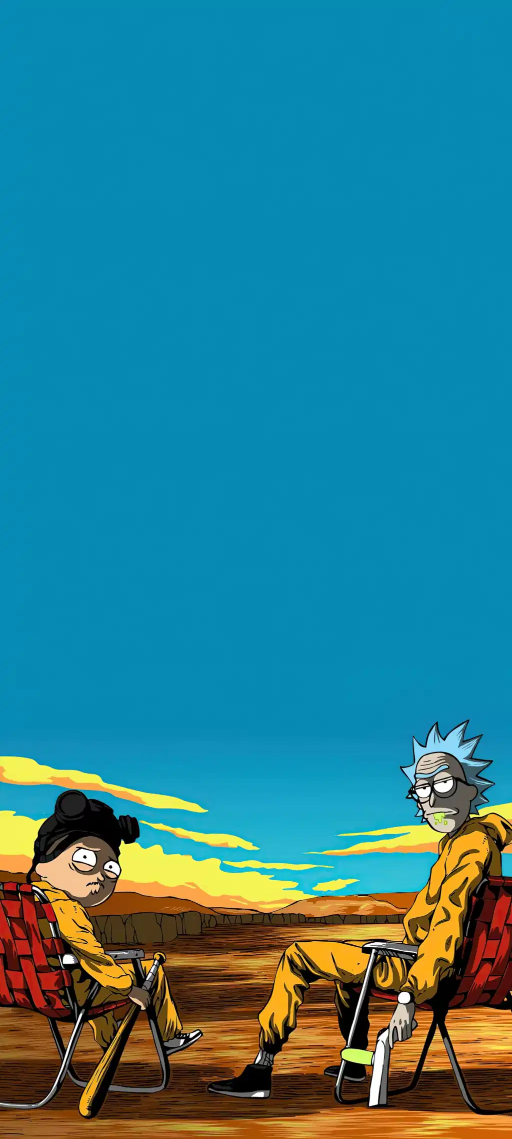 Rick and Morty Beach Relaxing