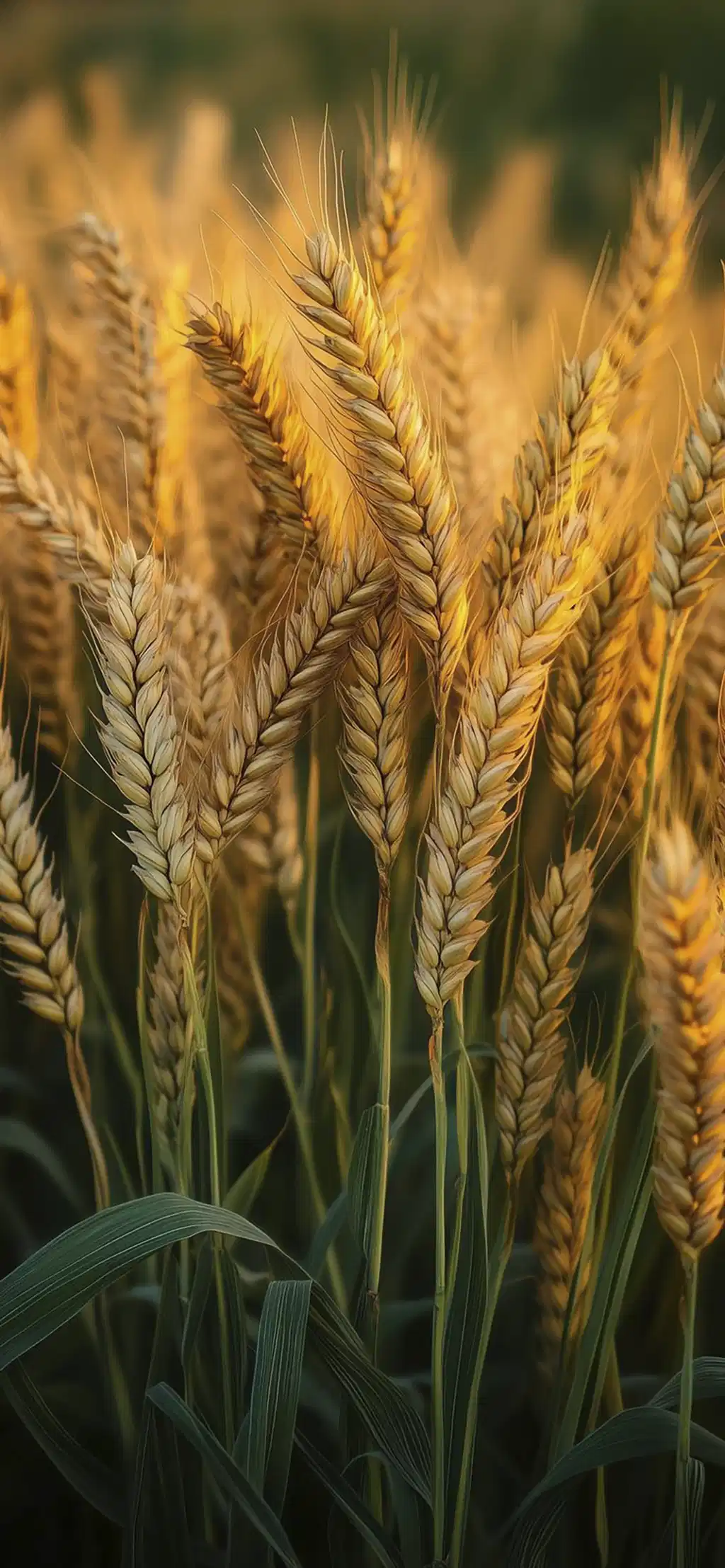 Golden Wheat Field Sunny Day