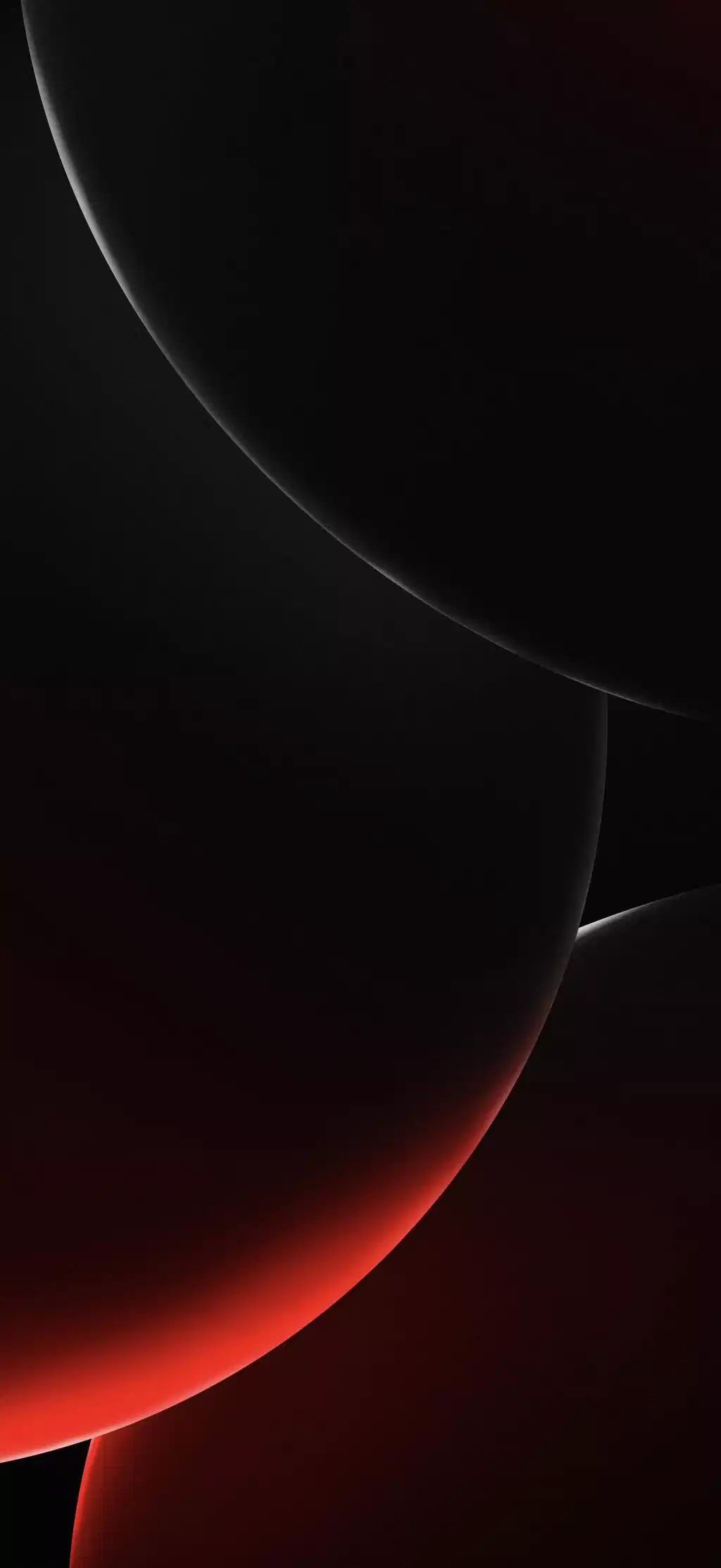 Red Glowing Neon Arc Wallpaper