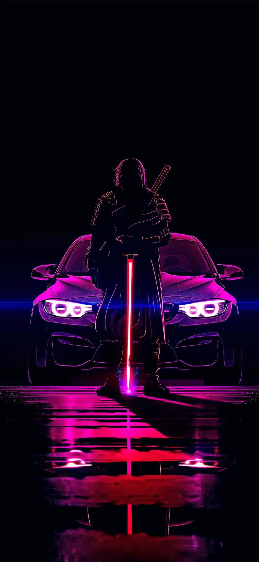 Starwars Character Glowing Red Light Saber Wallpaper