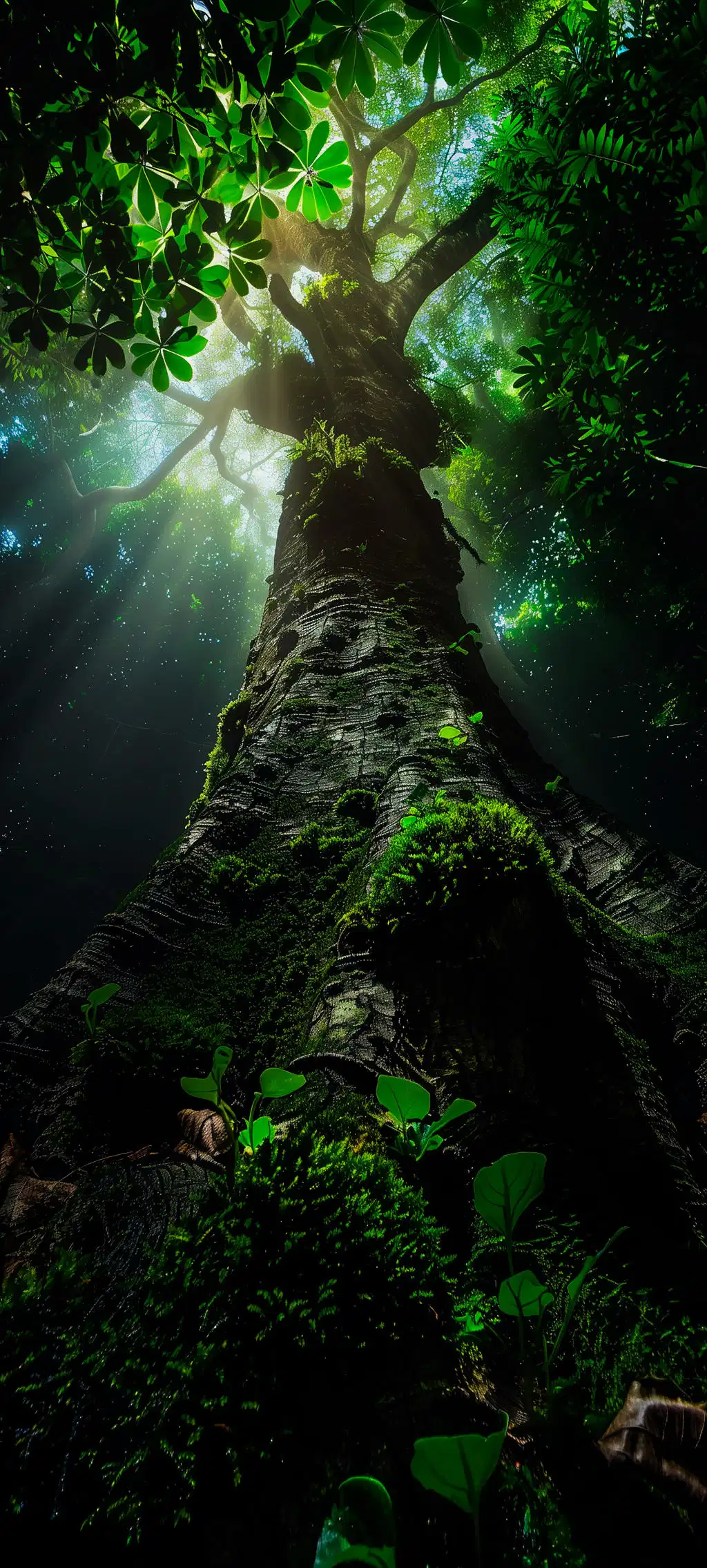 Glowing Magical Tree