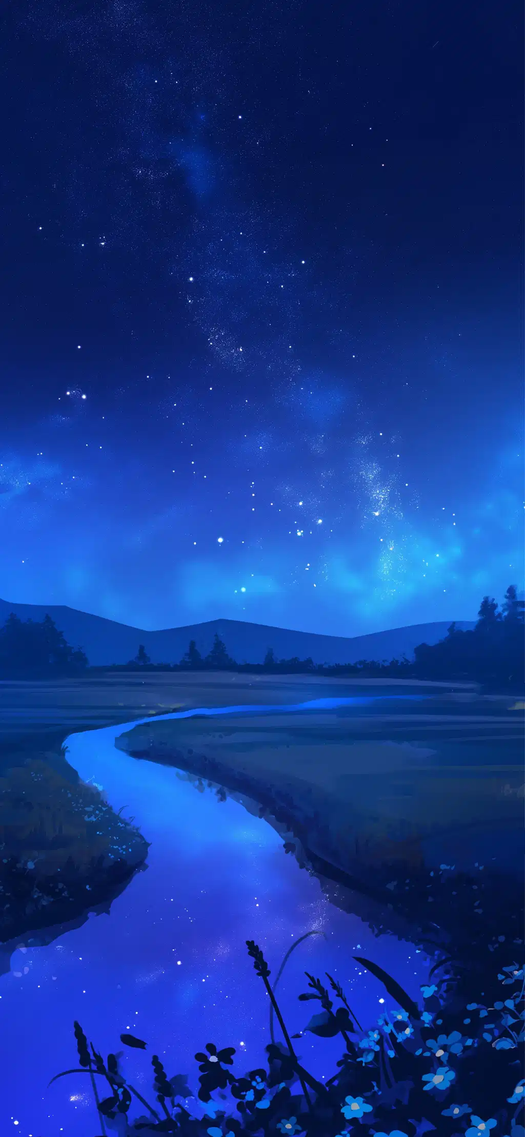 Milky Way Blue River