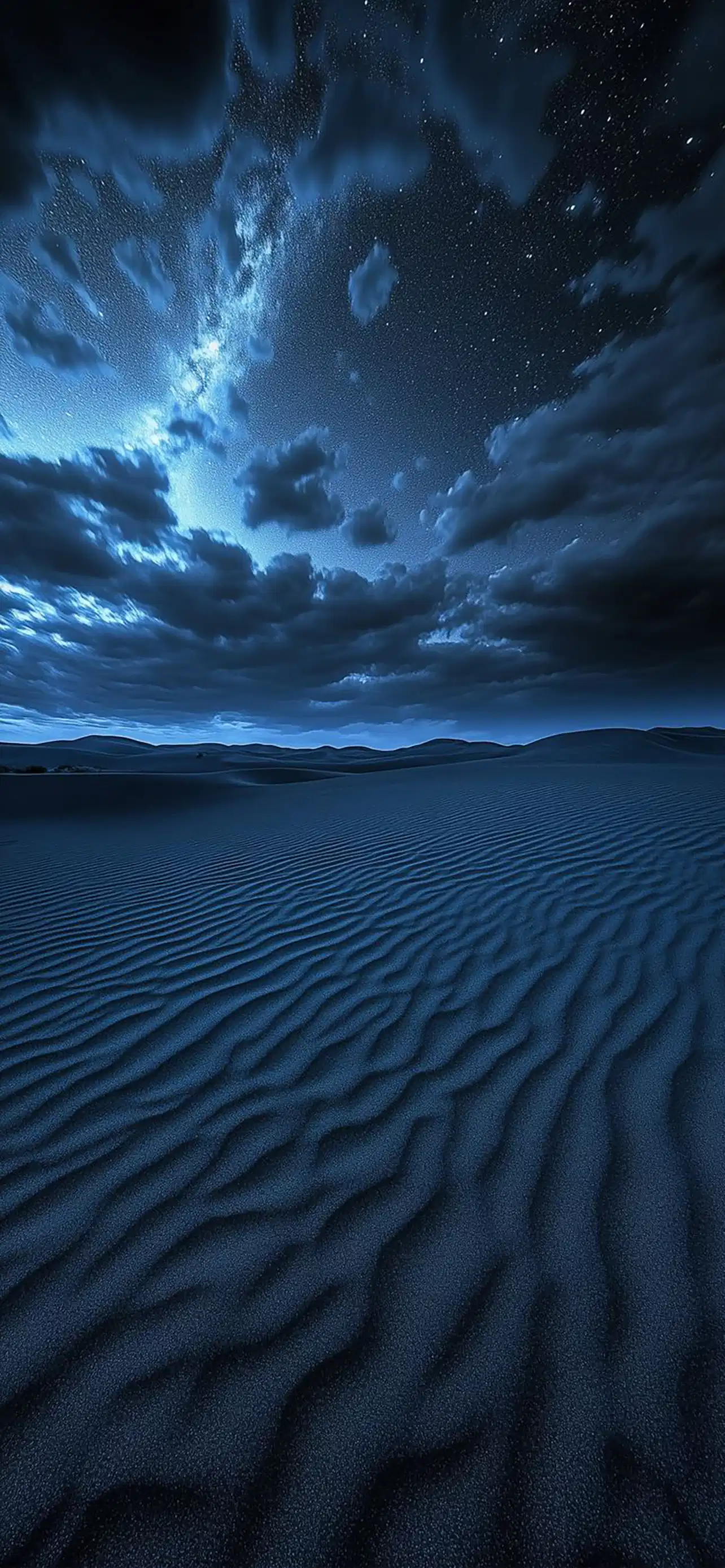 Starry Night Blue Dunes