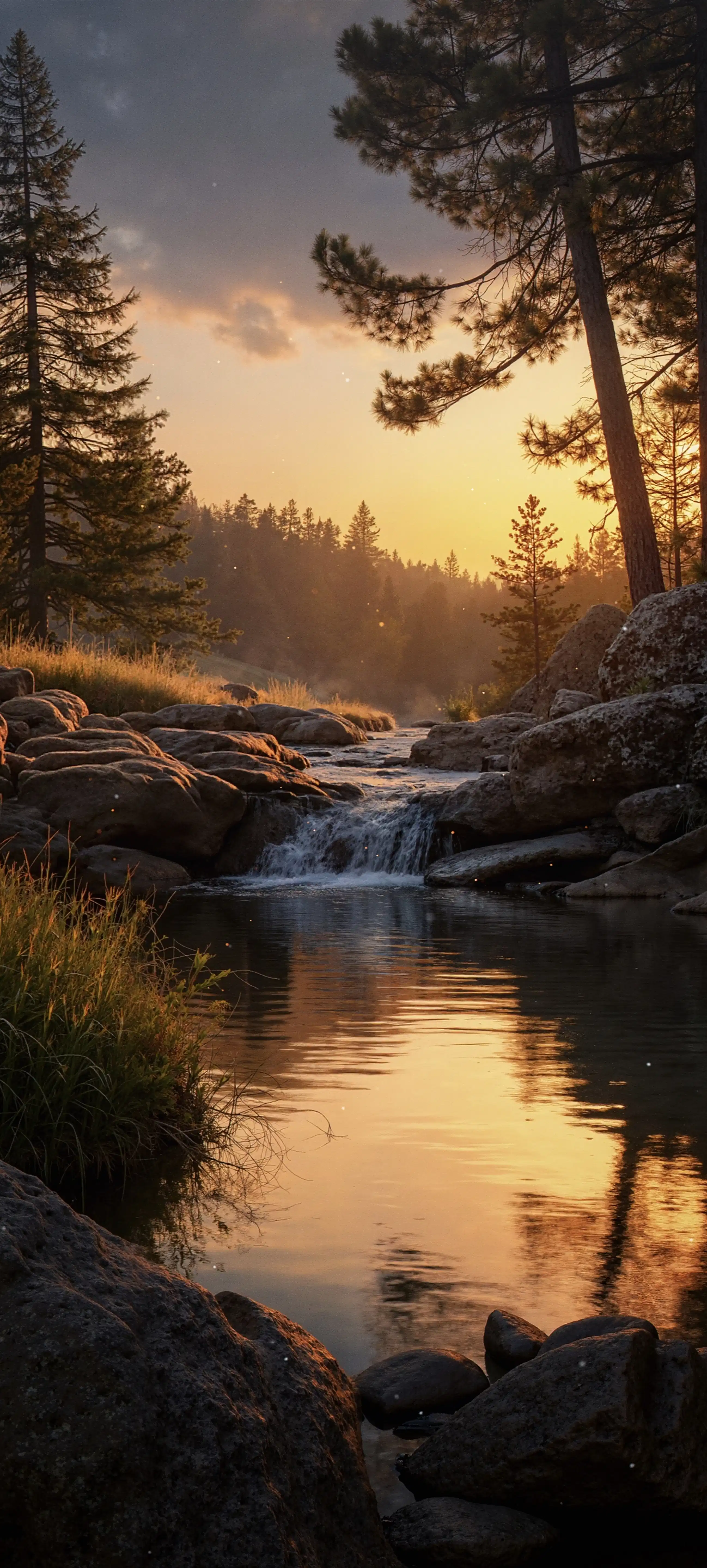 Sunset River Valley