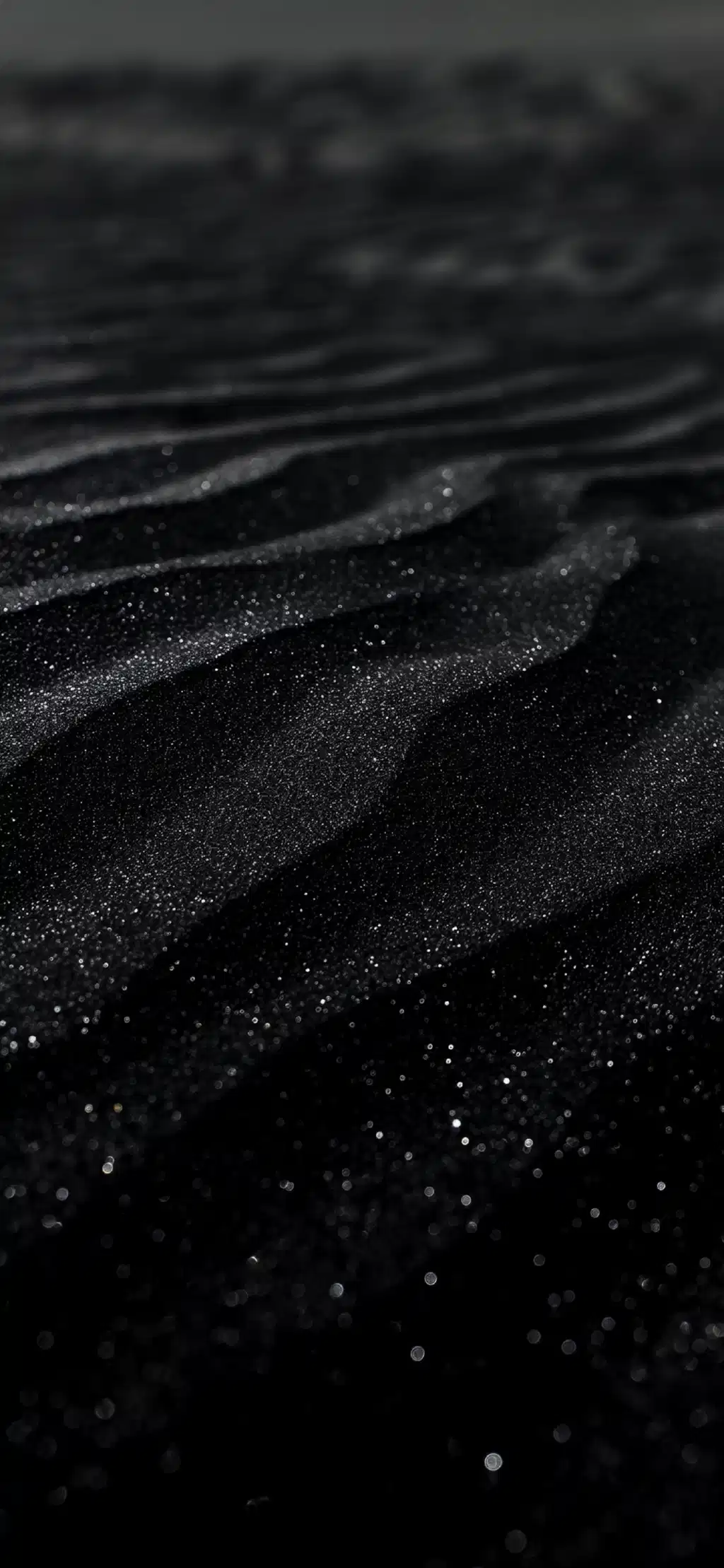 Dark Textured Waves Abstract