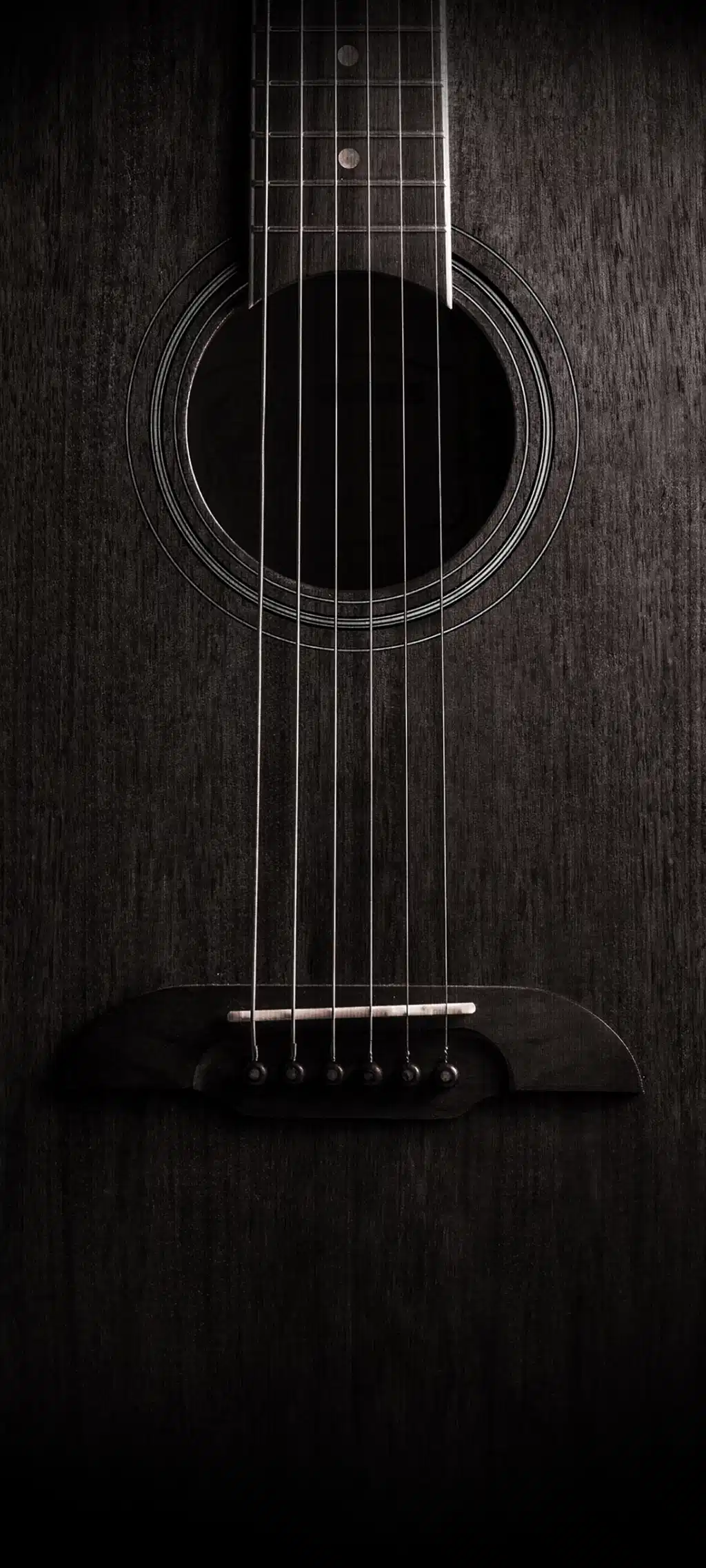 Acoustic Guitar Body Dark Texture