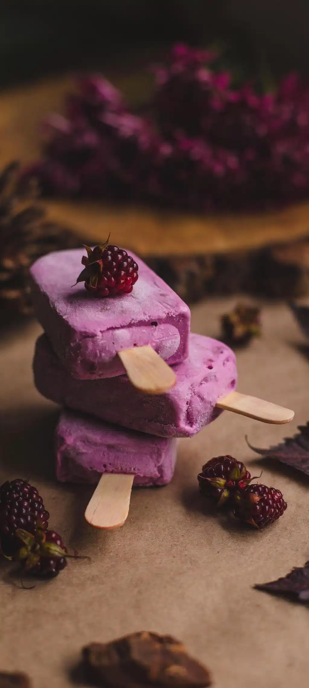 Vintage Purple Teapot Chocolates Still Life